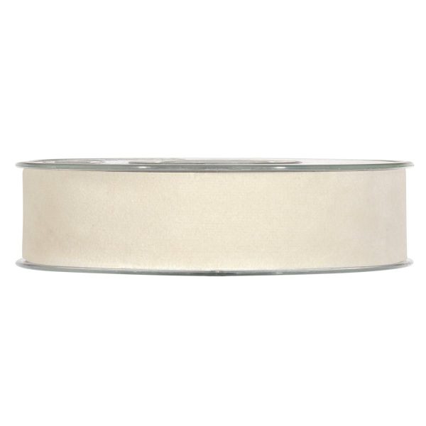 NASTRO DOPPIO VELLUTO 15MM 7MT PANNA NASTRO DOPPIO VELLUTO 15MM 7MT PANNA