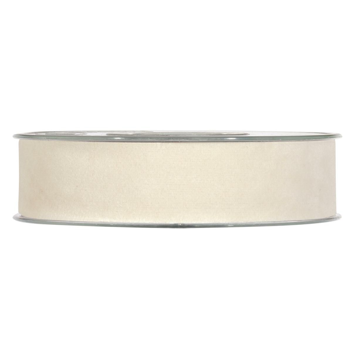 NASTRO DOPPIO VELLUTO 15MM 7MT PANNA NASTRO DOPPIO VELLUTO 15MM 7MT PANNA