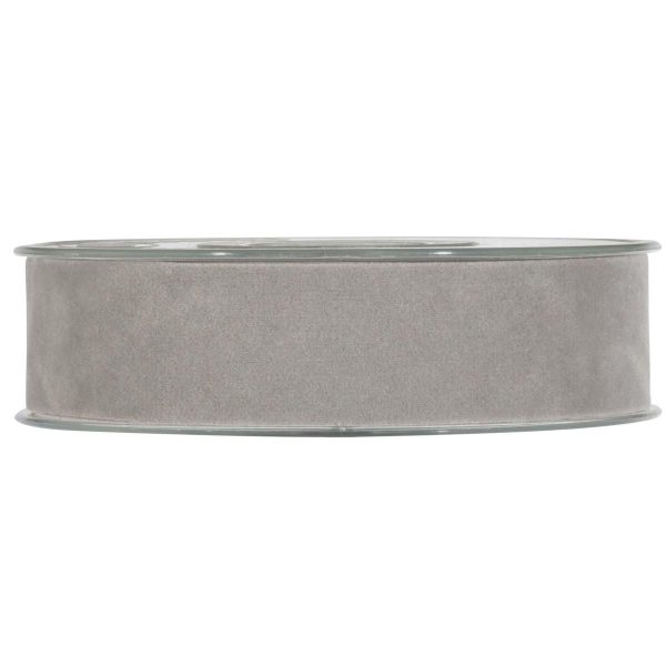 NASTRO DOPPIO VELLUTO 15MM 7MT GRIGIO PERLA NASTRO DOPPIO VELLUTO 15MM 7MT GRIGIO PERLA