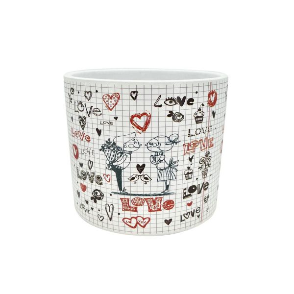 VASO QUADERNO CERAMICA D.16 CM H.15,5 CM BIANCO VASO QUADERNO CERAMICA D.16 CM H.15,5 CM BIANCO