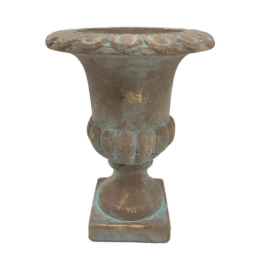 COPPA ROMANA CEMENTO D.30 CM H.40 CM BRONZO