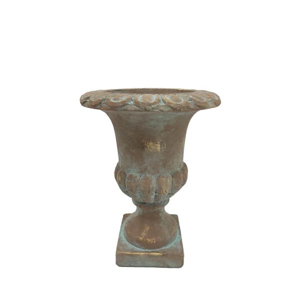 COPPA ROMANA CEMENTO D.19,5 CM H.25 CM BRONZO COPPA ROMANA CEMENTO D.19,5 CM H.25 CM BRONZO