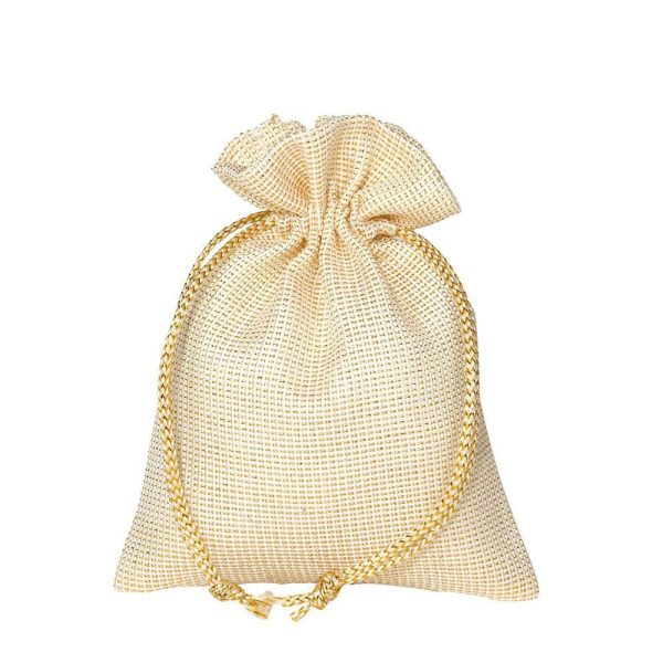 SACCHETTO CANVAS PZ.10 17X24 CM BEIGE SACCHETTO CANVAS PZ.10 17X24 CM BEIGE