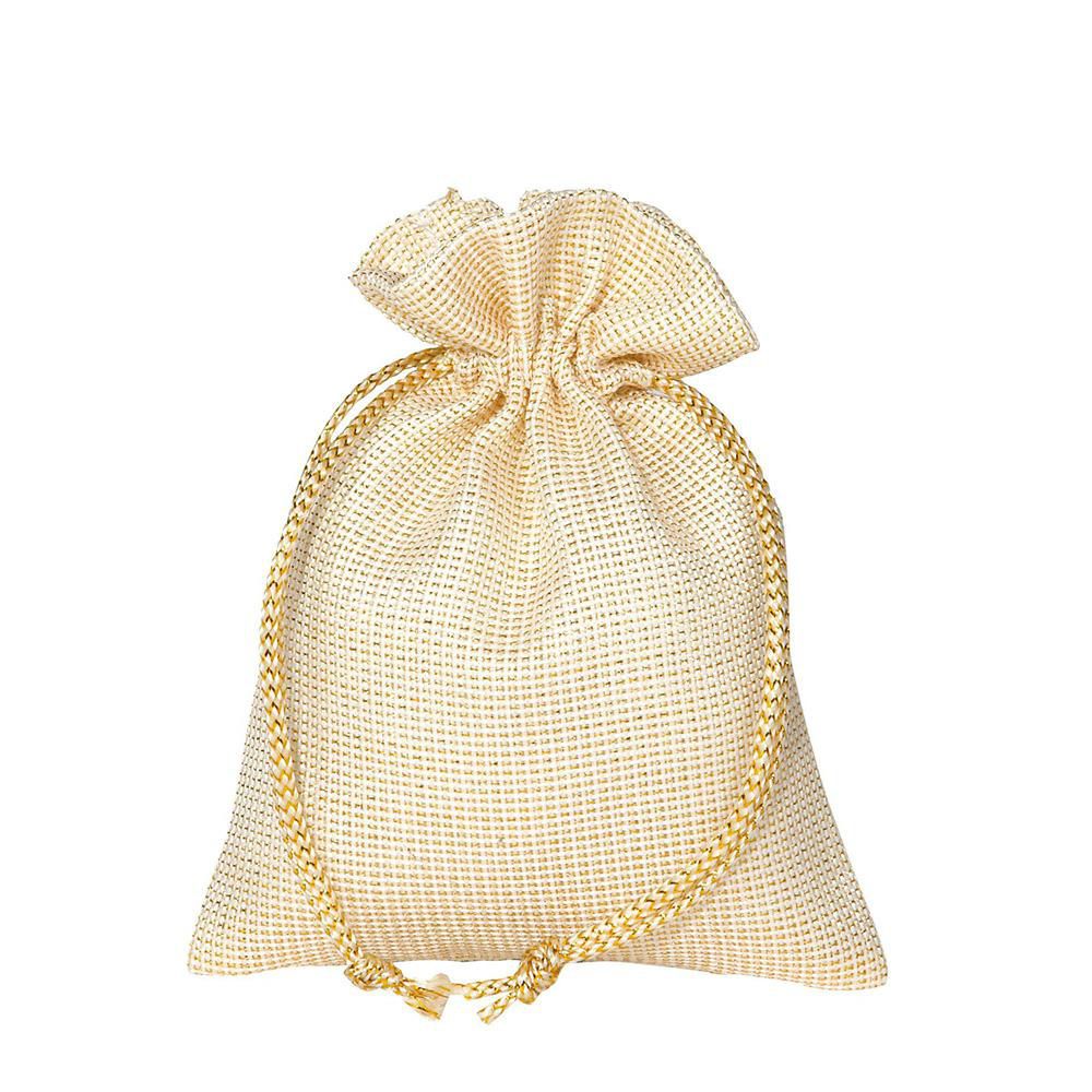 SACCHETTO CANVAS PZ.10 17X24 CM BEIGE SACCHETTO CANVAS PZ.10 17X24 CM BEIGE