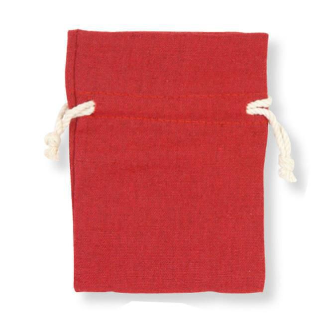 SACCHETTO COTONE PZ.10 12X17 CM ROSSO SACCHETTO COTONE PZ.10 12X17 CM ROSSO