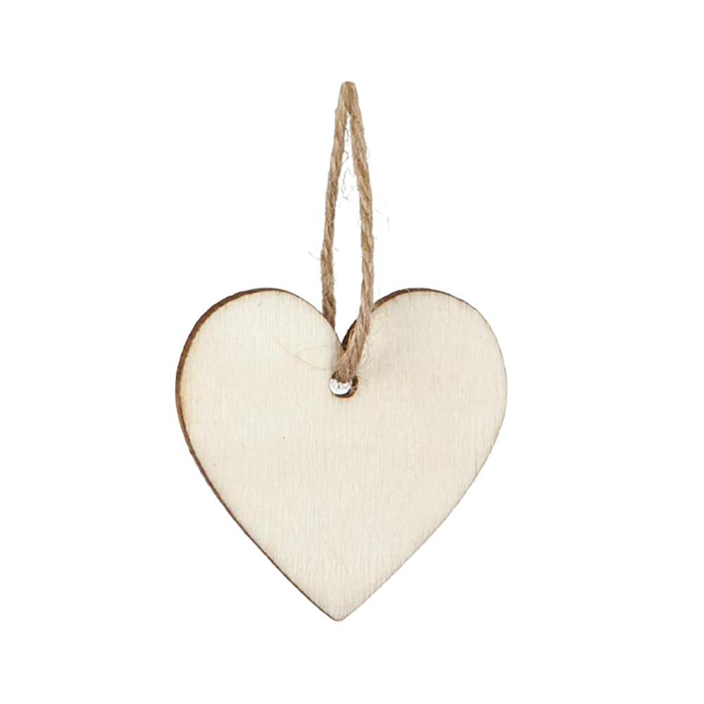 SET 24 CUORI LEGNO D/APPENDERE 4X4 CM -HEART- NATURALE SET 24 CUORI LEGNO D/APPENDERE 4X4 CM -HEART- NATURALE