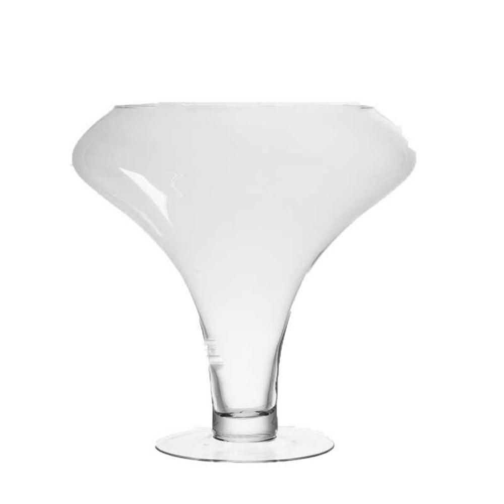 VASO VETRO DIAMOND D.36CM H.55 CM