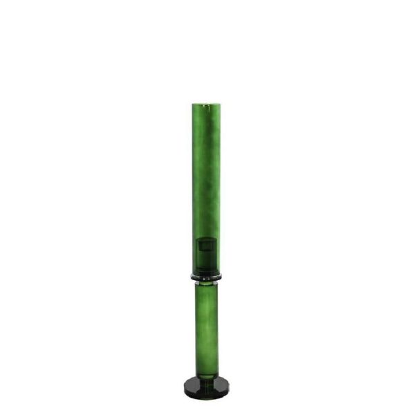CANDELIERE CRISTALLO H.61 CM VERDE CANDELIERE CRISTALLO H.61 CM VERDE