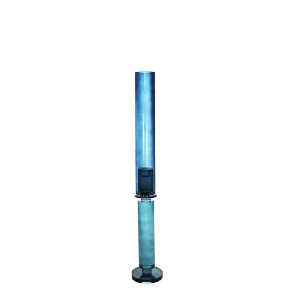 CANDELIERE CRISTALLO H.61 CM BLU CANDELIERE CRISTALLO H.61 CM BLU