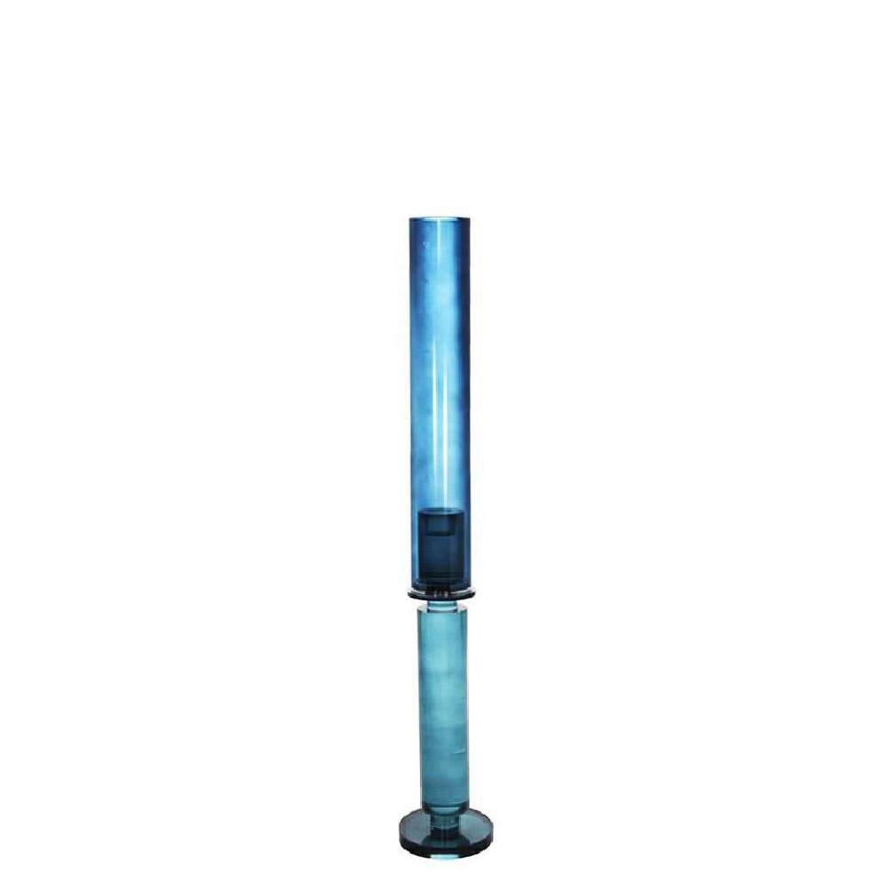 CANDELIERE CRISTALLO H.61 CM BLU CANDELIERE CRISTALLO H.61 CM BLU