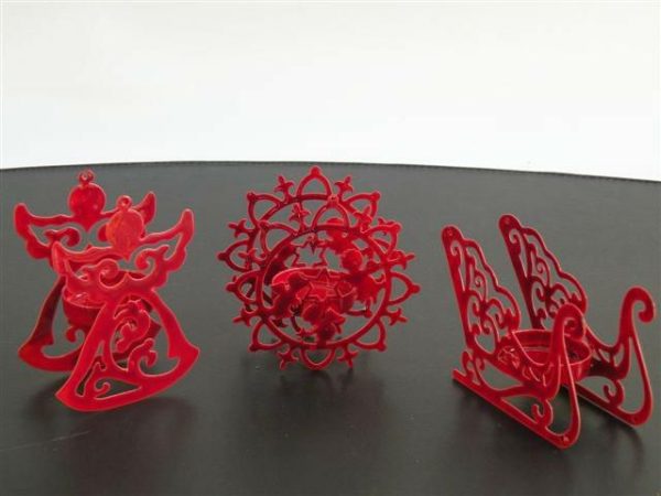 SET 3 SOGG.NATALE PORTATEALIGHT 10X10 CM ROSSO SET 3 SOGG.NATALE PORTATEALIGHT 10X10 CM ROSSO