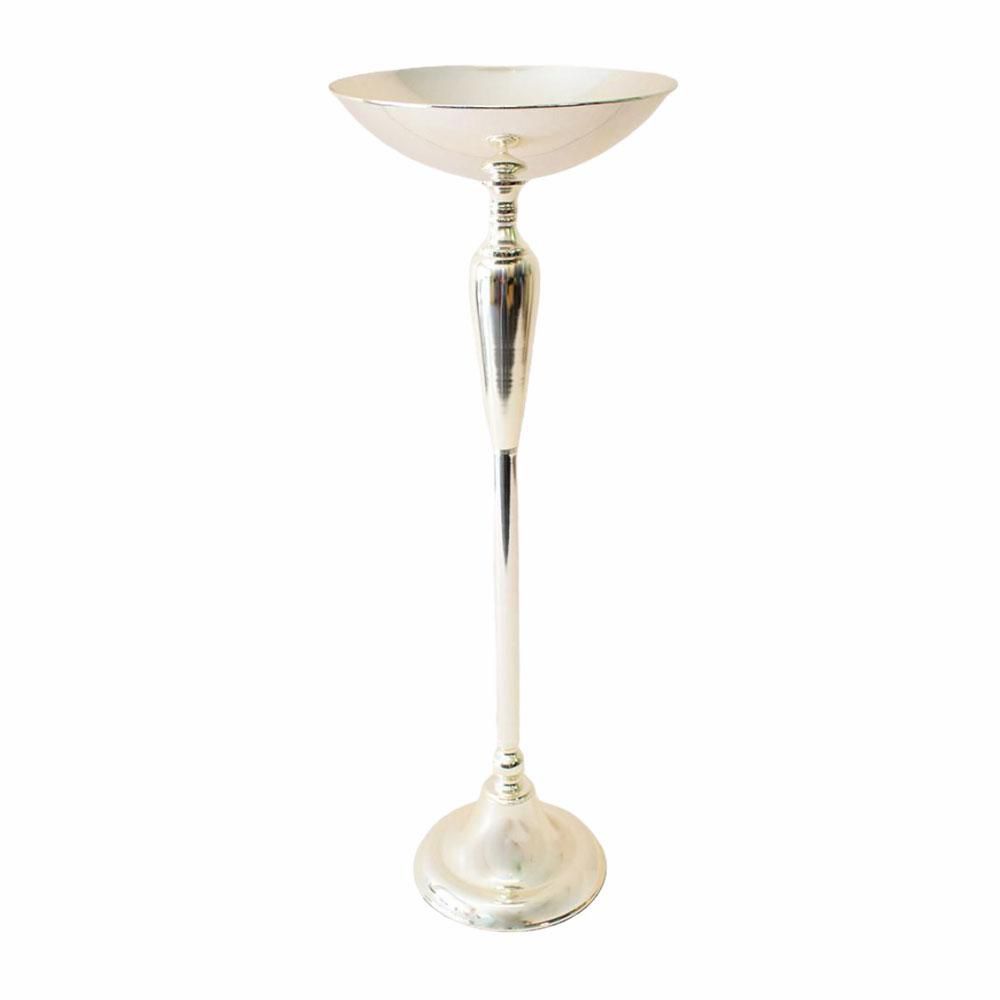 ALZATA METALLO D.35 CM H.100 CM -WEDDING- ARGENTO