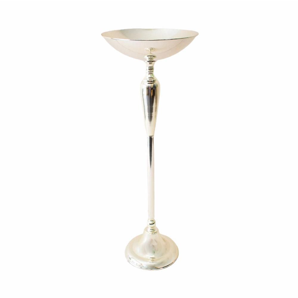 ALZATA METALLO D.40 CM H.130 CM -WEDDING- ARGENTO