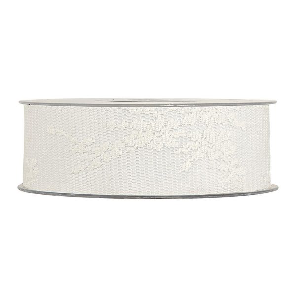 NASTRO PIZZO 25MM 15MT -ALBERTINE- BIANCO NASTRO PIZZO 25MM 15MT -ALBERTINE- BIANCO