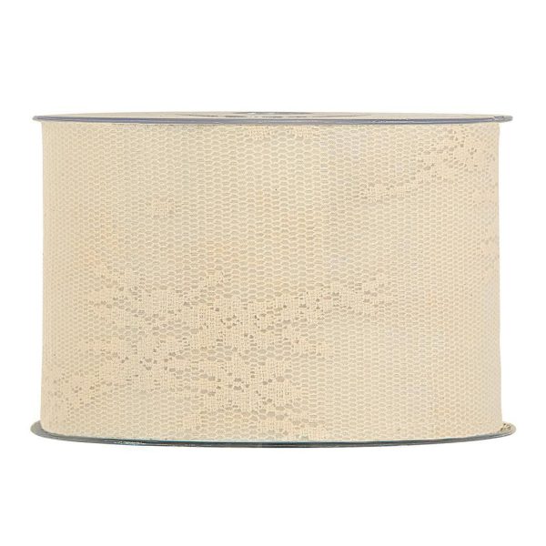 NASTRO PIZZO 63MM 15MT -ALBERTINE- CREMA NASTRO PIZZO 63MM 15MT -ALBERTINE- CREMA