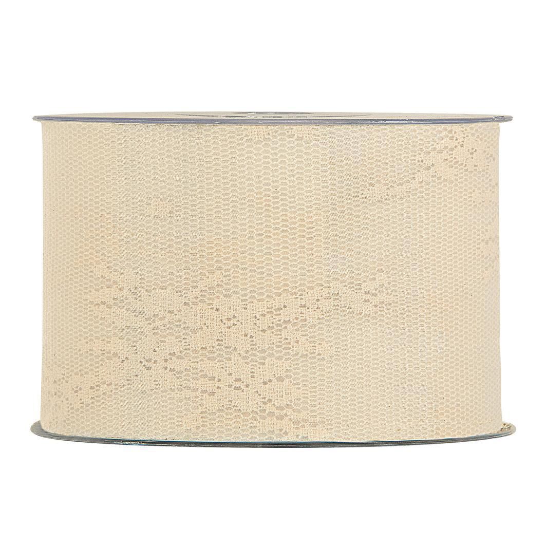 NASTRO PIZZO 63MM 15MT -ALBERTINE- CREMA NASTRO PIZZO 63MM 15MT -ALBERTINE- CREMA