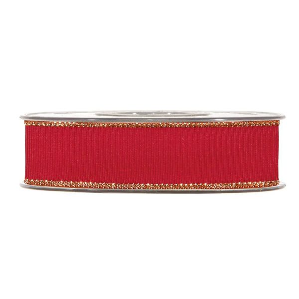 NASTRO GROS GRAIN 25MM 20MT ROSSO/ORO NASTRO GROS GRAIN 25MM 20MT ROSSO/ORO