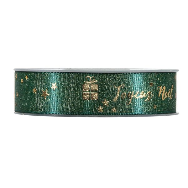 NASTRO SATIN -GREETINGS- 25MM 20MT VERDE NASTRO SATIN -GREETINGS- 25MM 20MT VERDE