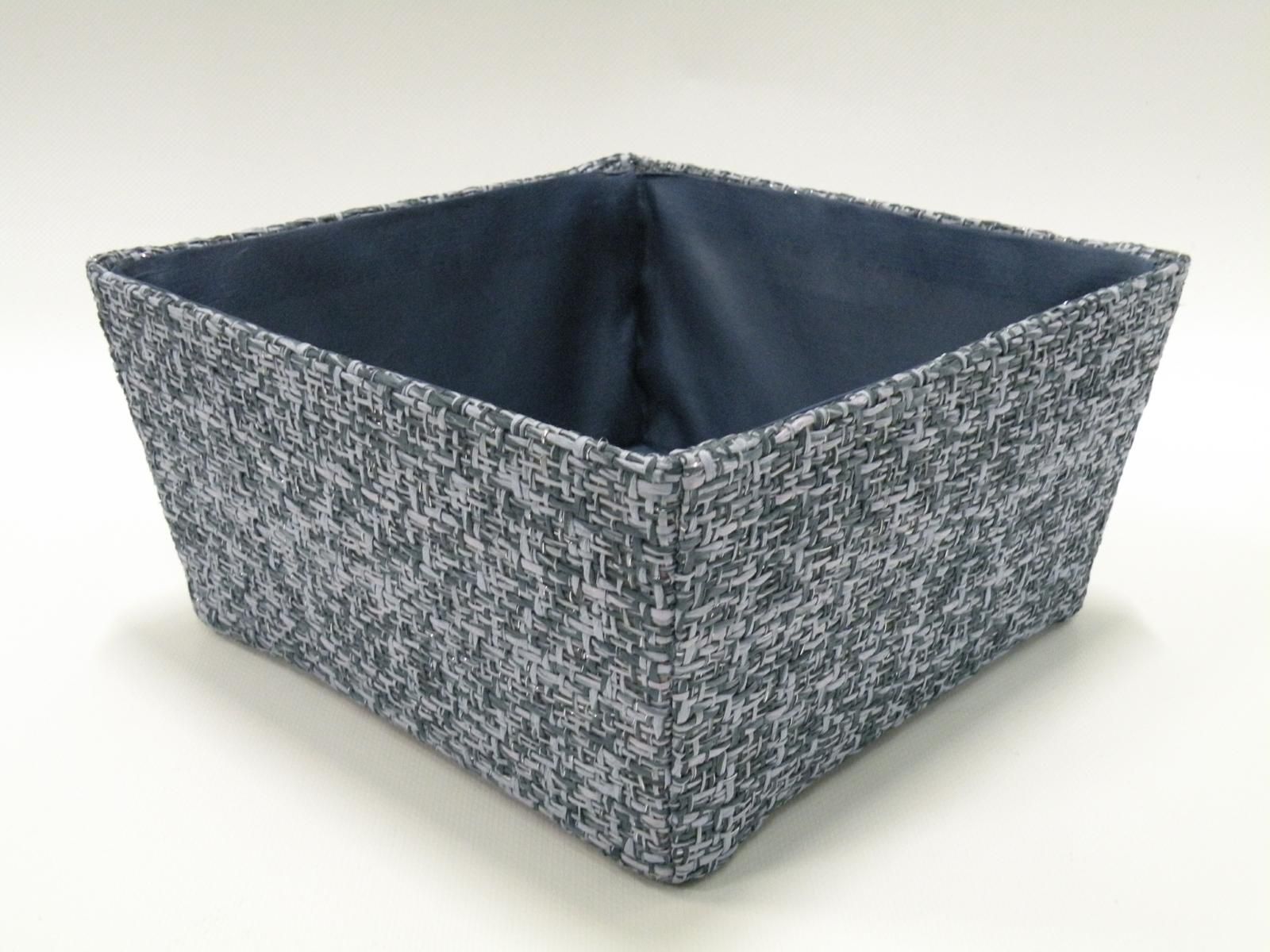 FIORIERA TESS. QUADRA 25X25X12 BLU