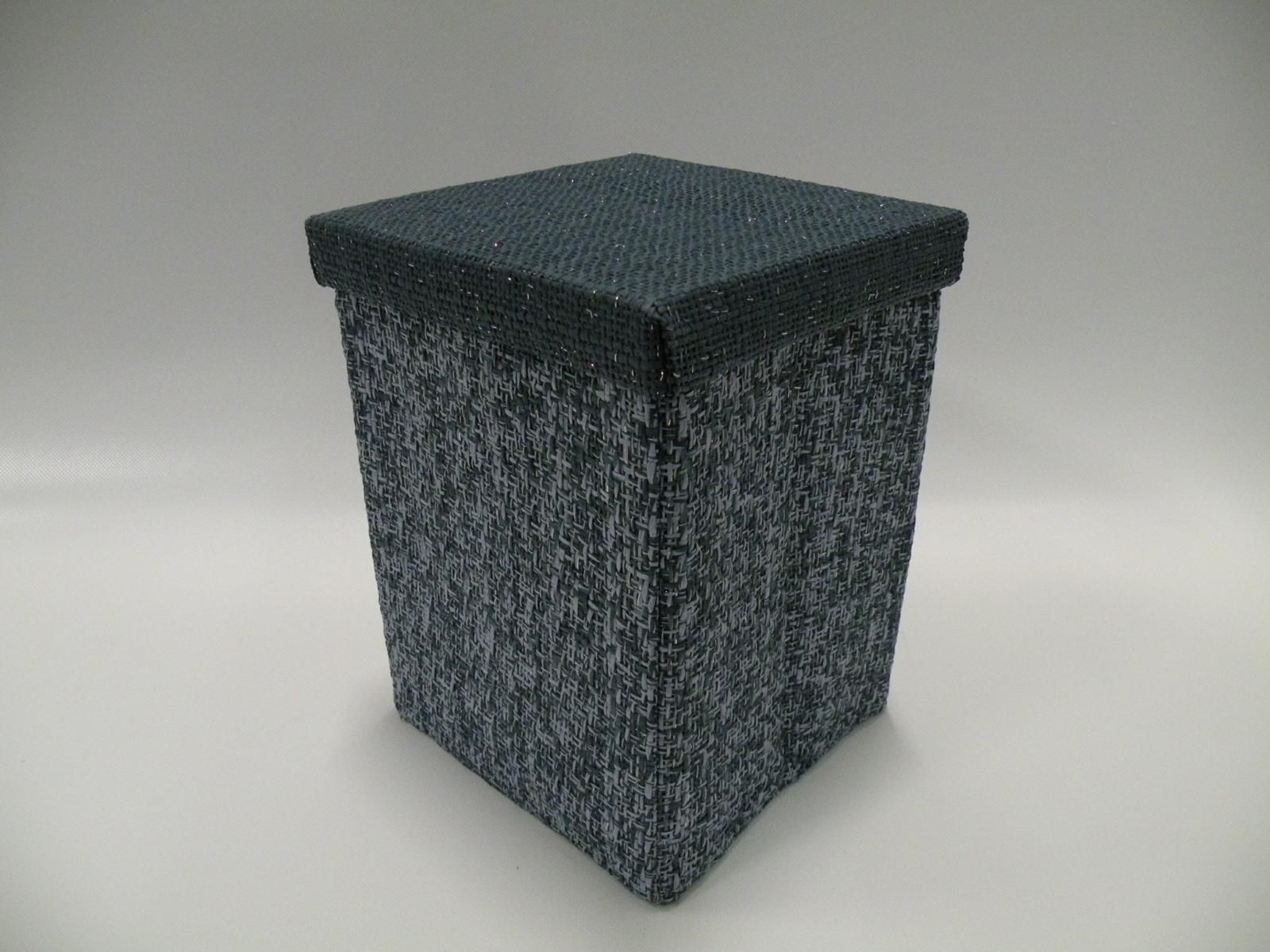 SCATOLA TESS. QUADR. 22X22X28 BLU