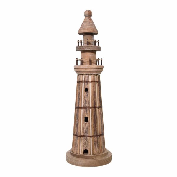 FARO LEGNO 16X51 CM NATURALE/ SBIANCATO/BLU FARO LEGNO 16X51 CM NATURALE/ SBIANCATO/BLU