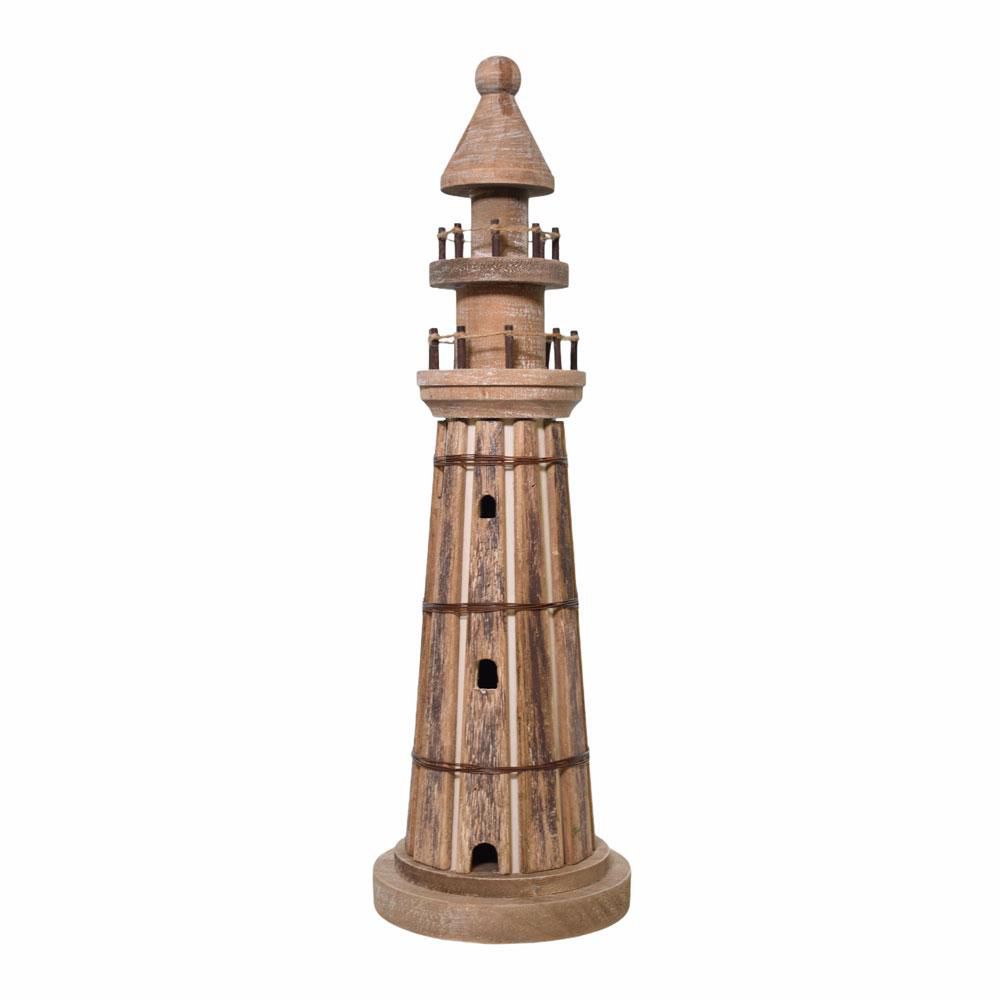 FARO LEGNO 16X51 CM NATURALE/ SBIANCATO/BLU FARO LEGNO 16X51 CM NATURALE/ SBIANCATO/BLU