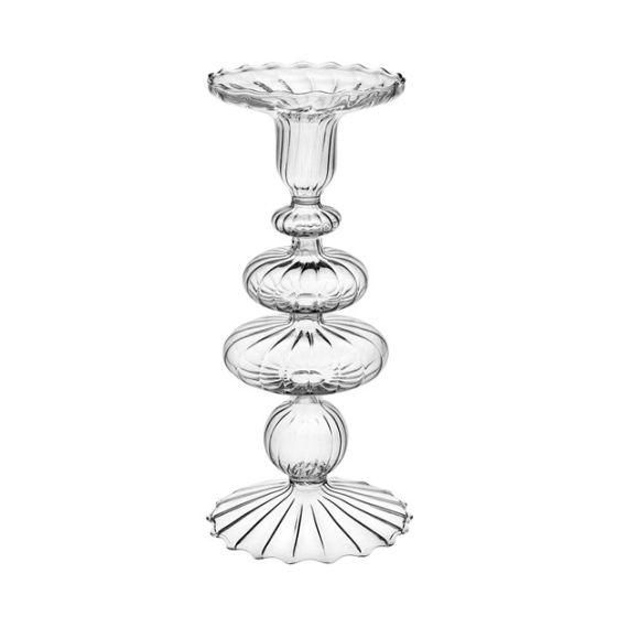 CANDELIERE VETRO D.9 CMH.22 CM CANDELIERE VETRO D.9 CMH.22 CM