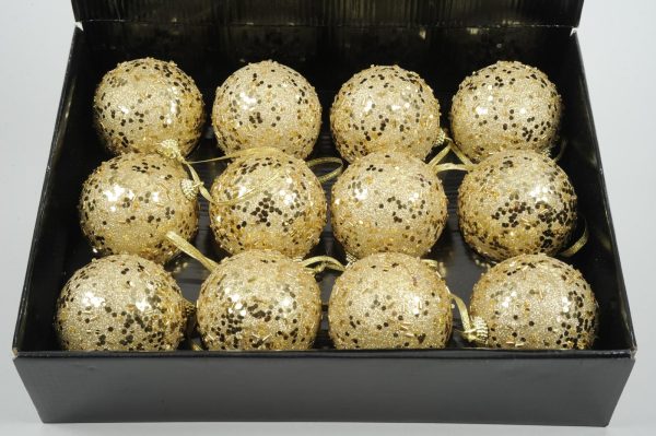 SFERA SPUGNA MM.80 GLITTER ORO