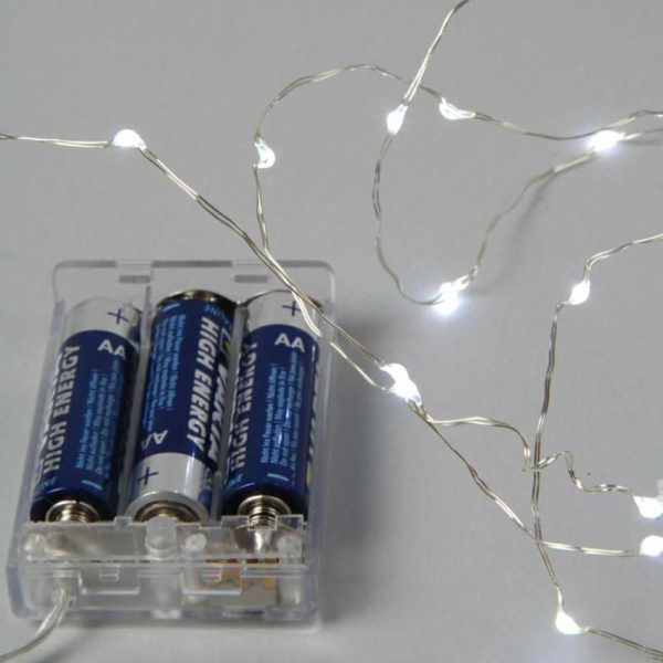 FILO 20 MICROLED 1MT. L.FREDDA/F.ARGENTO BATTERIA INTERNO FILO 20 MICROLED 1MT. L.FREDDA/F.ARGENTO BATTERIA INTERNO