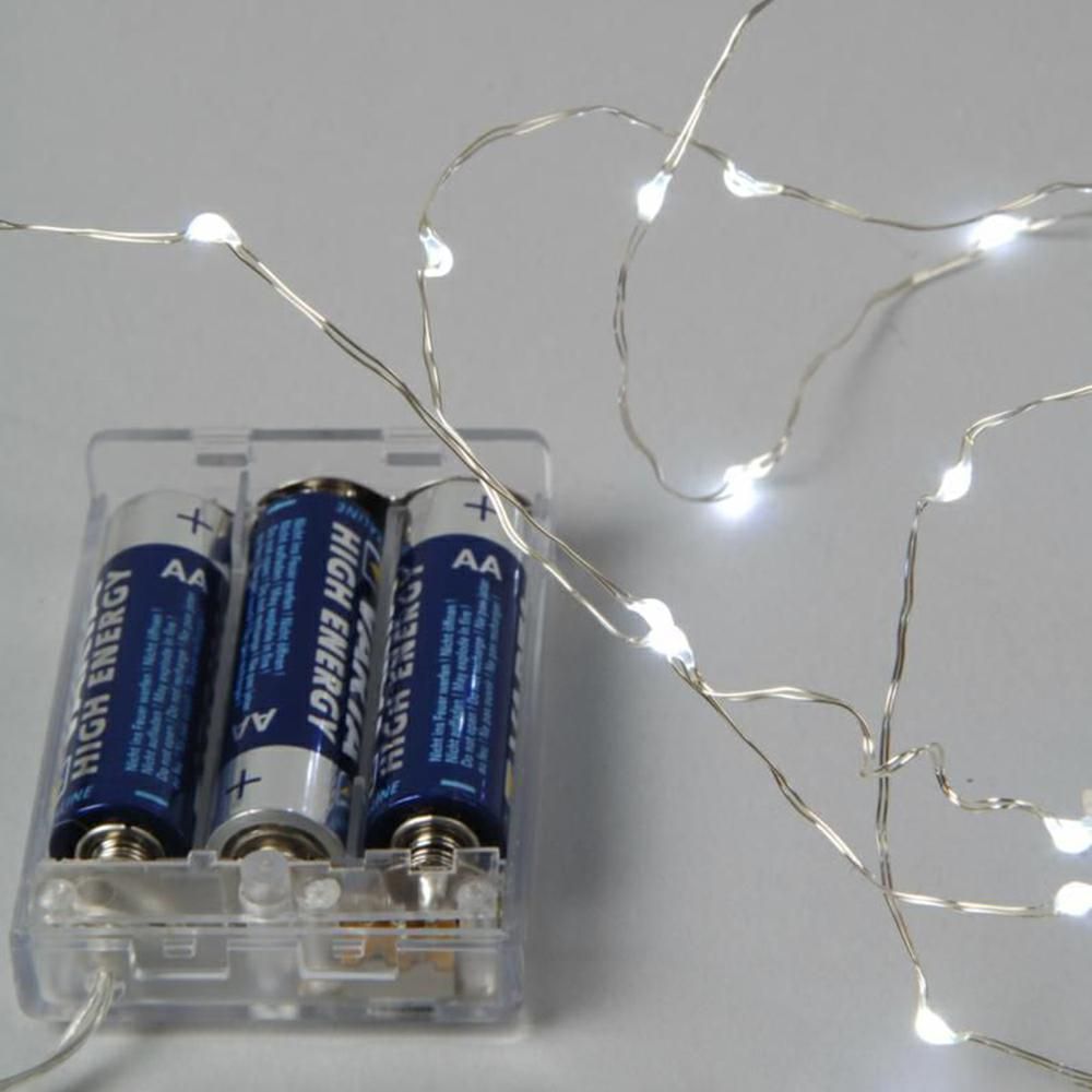 FILO 20 MICROLED 1MT. L.FREDDA/F.ARGENTO BATTERIA INTERNO