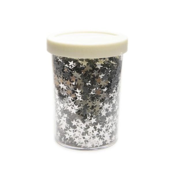STELLINE GLITTER 0,6 CMCONF.80 GR ARGENTO STELLINE GLITTER 0,6 CMCONF.80 GR ARGENTO