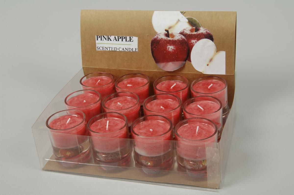 CANDELA PROFUMATA D.5 CM H.6 CM PROF. ROSSO