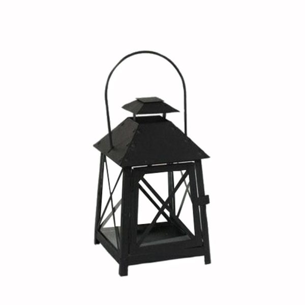LANTERNA -PORTO- 16X16 CM H.28 CM NERO LANTERNA -PORTO- 16X16 CM H.28 CM NERO