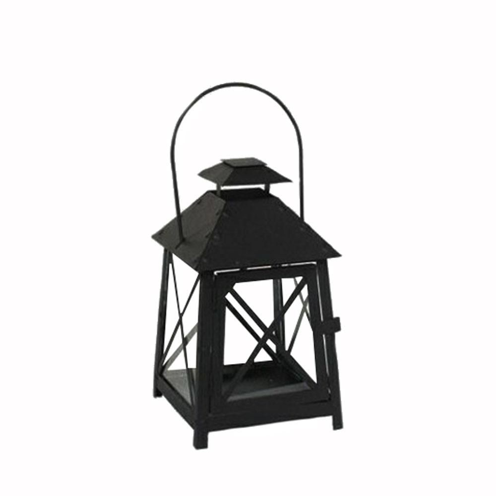 LANTERNA -PORTO- 16X16 CM H.28 CM NERO LANTERNA -PORTO- 16X16 CM H.28 CM NERO