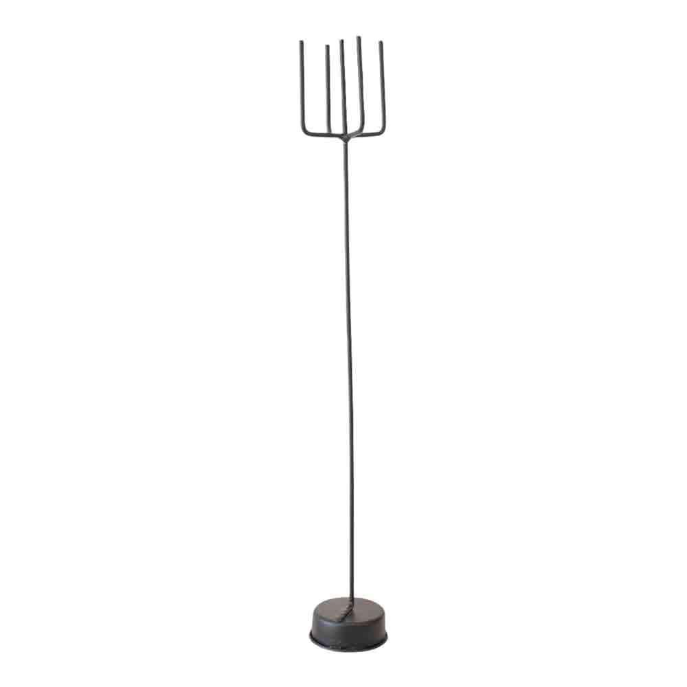 CANDELABRO FERRO TDO C/PIEDI H.31 CM NERO CANDELABRO FERRO TDO C/PIEDI H.31 CM NERO