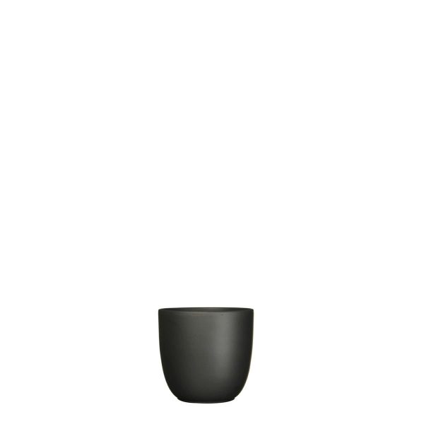 VASO CERAMICA TONDO D.7.5 CM H.7,5 CM -TUSCA- NERO MATT VASO CERAMICA TONDO D.7.5 CM H.7,5 CM -TUSCA- NERO MATT