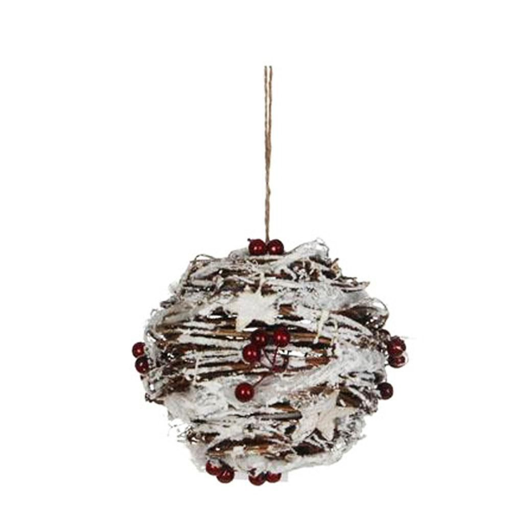 SFERA DECO-STAR- D.14 CM BIANCO SFERA DECO-STAR- D.14 CM BIANCO