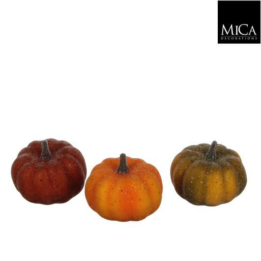 SET 3 ZUCCHE D.8 FROSTED ASS.ARANCIO/VERDE/MARRONE