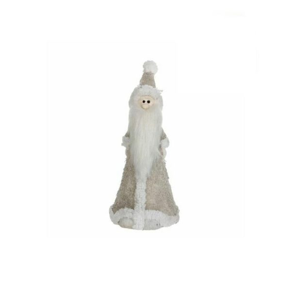 BABBO NATALE 14X12 CM H.27 CM FROSTED BIANCO BABBO NATALE 14X12 CM H.27 CM FROSTED BIANCO