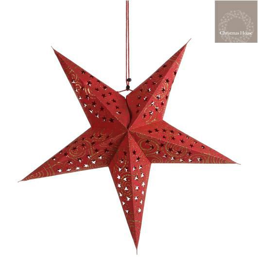 STELLA CARTA D.68 CM C/FORI ROSSO