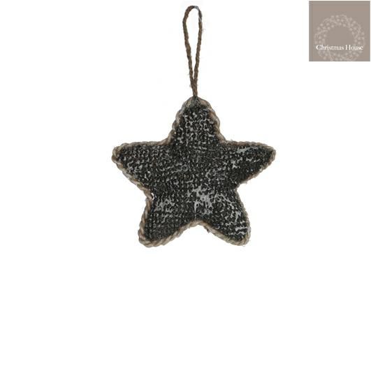 STELLA 19 CM C/CORDINO D/APP. GRIGIA