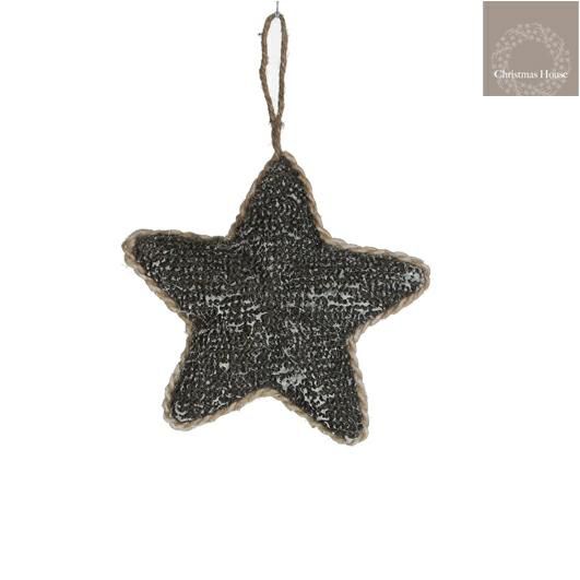 STELLA 22 CM C/CORDINO D/APP. GRIGIA