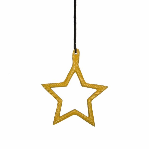 STELLA CERAMICA D.13 CM D/APP. GIALLO STELLA CERAMICA D.13 CM D/APP. GIALLO