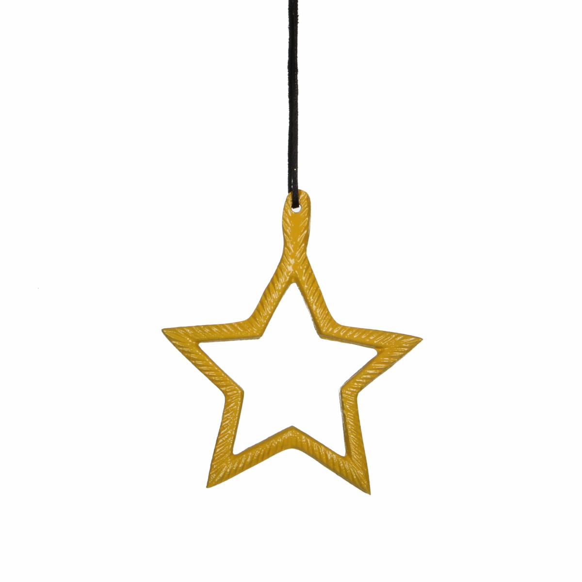 STELLA CERAMICA D.13 CM D/APP. GIALLO STELLA CERAMICA D.13 CM D/APP. GIALLO