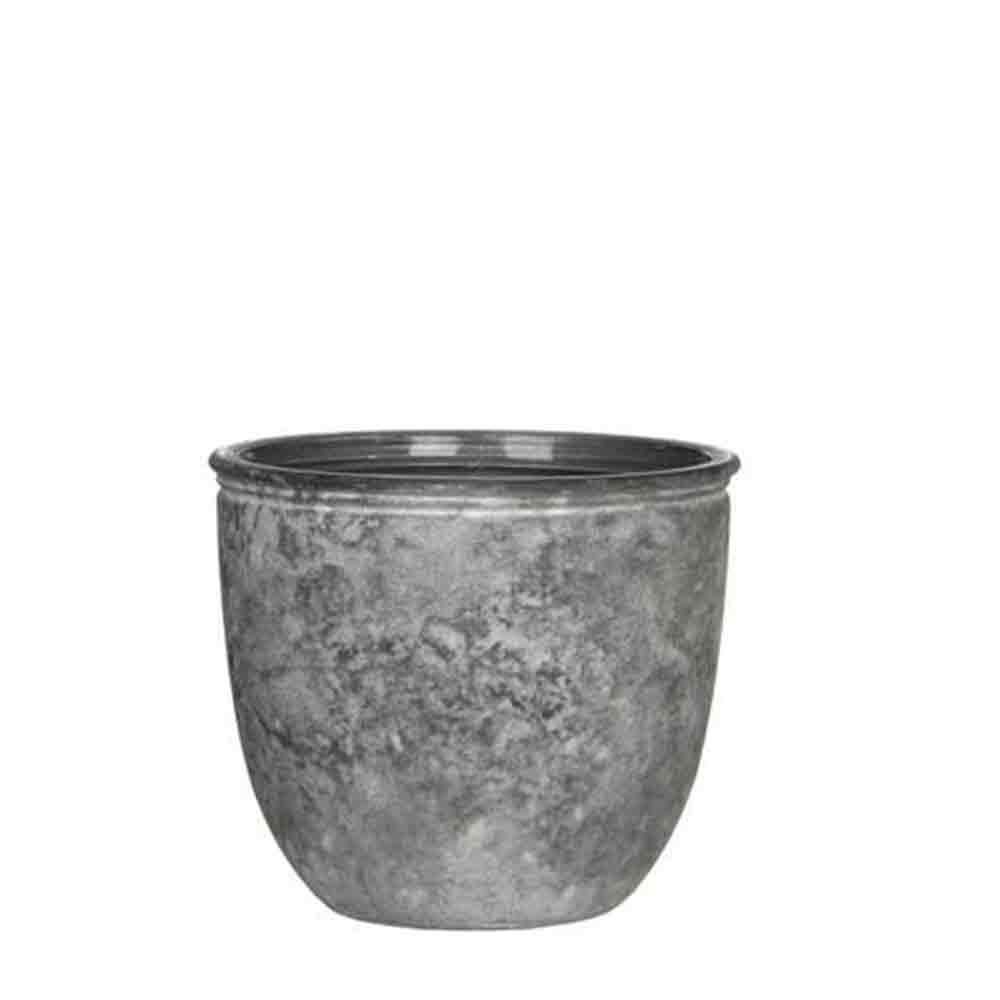VASO VETRO-LINDE- T.DO H11,5D13 GRIGIO SCURO VASO VETRO-LINDE- T.DO H11,5D13 GRIGIO SCURO