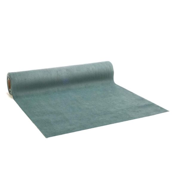 RUNNER VELLUTO 280MM 2,5MT -DELUXE- VERDE SALVIA RUNNER VELLUTO 280MM 2,5MT -DELUXE- VERDE SALVIA