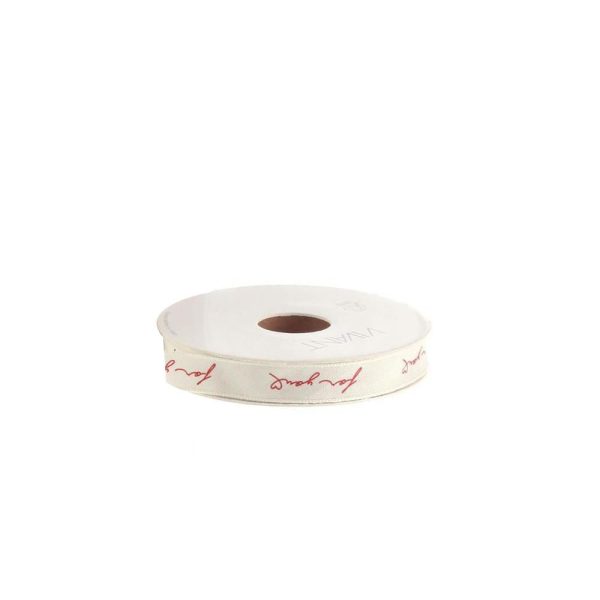 NASTRO COTONE 12MM 20MT-FOR YOU- BIANCO/ROSSO NASTRO COTONE 12MM 20MT-FOR YOU- BIANCO/ROSSO