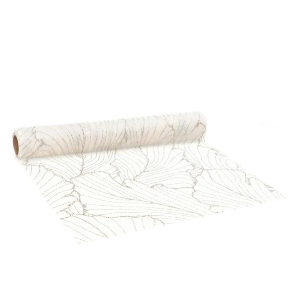 RUNNER ORGANZA C/GLITTER 280MM 3MT -BELLEZZA- PANNA/ORO RUNNER ORGANZA C/GLITTER 280MM 3MT -BELLEZZA- PANNA/ORO