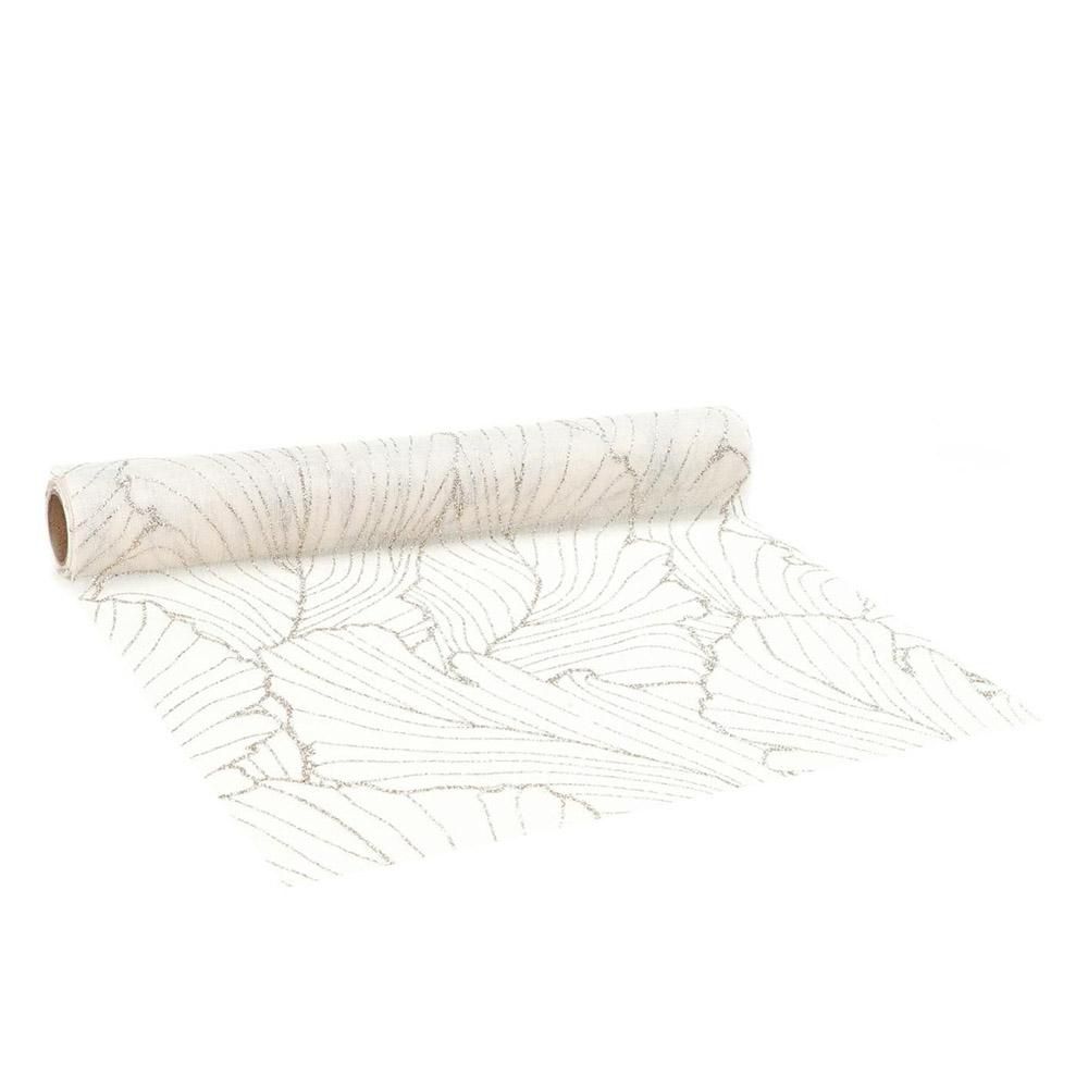 RUNNER ORGANZA C/GLITTER 280MM 3MT -BELLEZZA- PANNA/ORO RUNNER ORGANZA C/GLITTER 280MM 3MT -BELLEZZA- PANNA/ORO