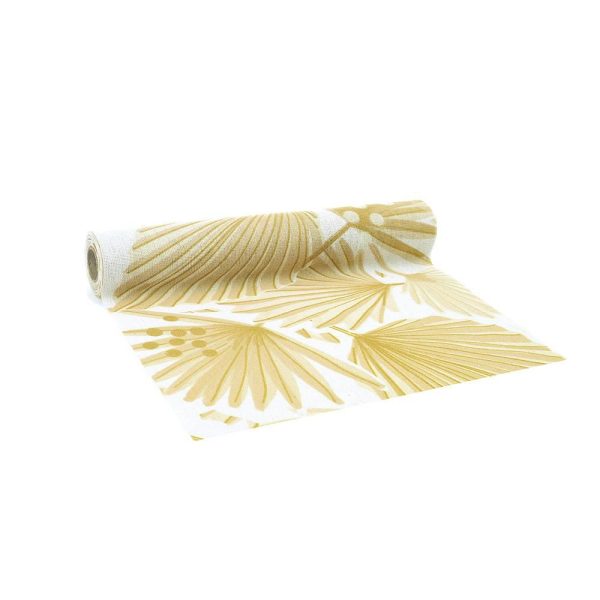 RUNNER COTONE 280MM 3MT-PALMA- BEIGE/BIANCO RUNNER COTONE 280MM 3MT-PALMA- BEIGE/BIANCO